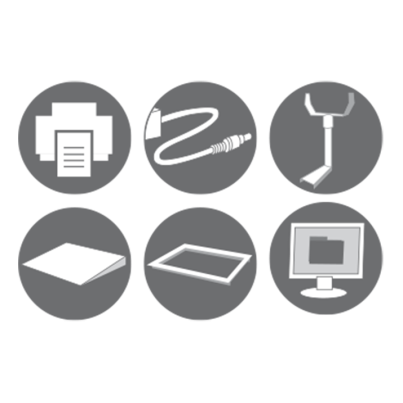 Set of Footplates VE Stainless Steel